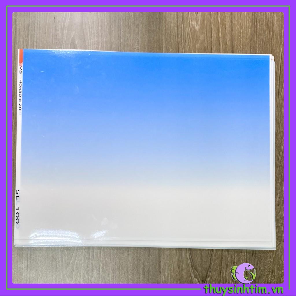 Tranh Decal Dán Bể Cá, Bể Thủy Sinh - Bầu Trời (Open Sky)