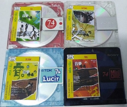 [MDCD] Bộ 4 Đĩa MD Hòa Tấu Trung Hoa Xuân Hạ Thu Đông -