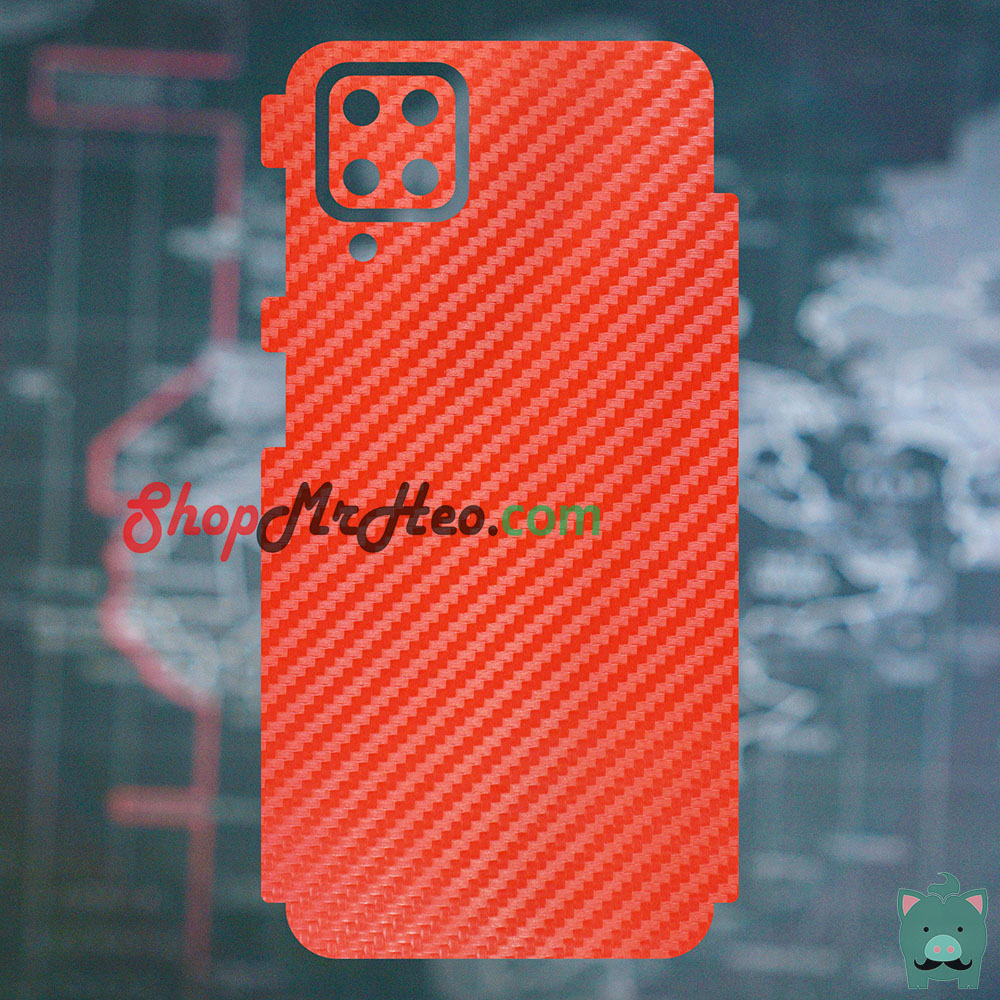 [HCM]Skin Dán Mặt Sau Lưng Vân Nhôm Samsung Galaxy A12