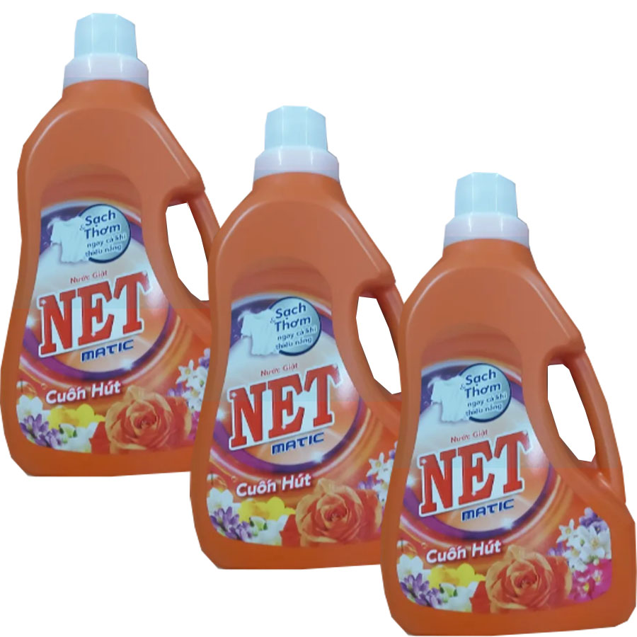 [HCM] Nước Giặt Net Matic  3.3L 4 màu