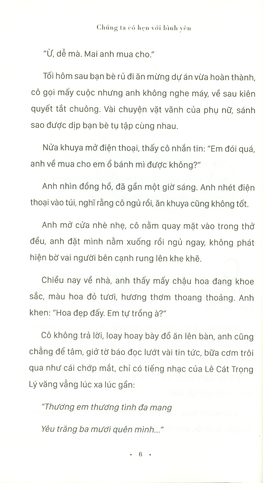Chúng Ta Có Hẹn Với Bình Yên