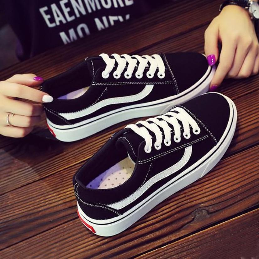 Giày Nữ - Giày Thể Thao Nữ BLACK VANS cao cấp thanh lịch, êm chân giá rẻ