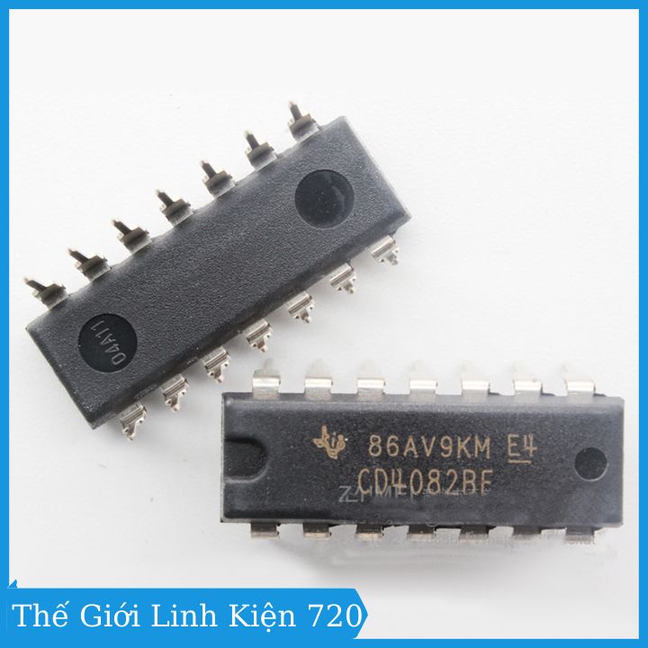 CD4082 DIP14 - IC cổng AND 4 đầu vào kép