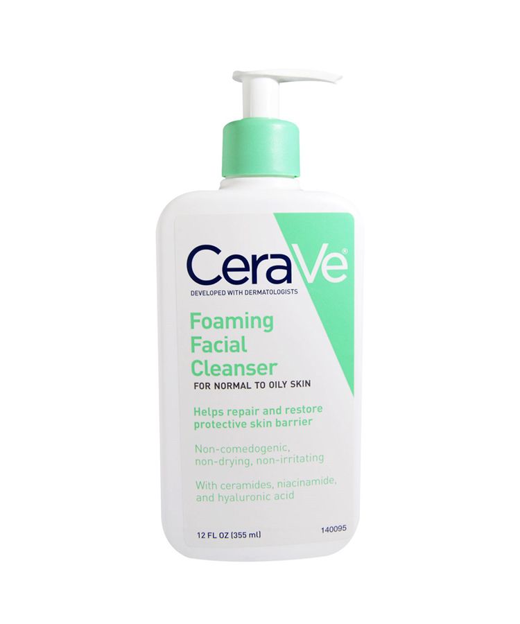 Sữa Rửa Mặt Cerave Foaming Facial 275ml Da Dầu/Da Khô