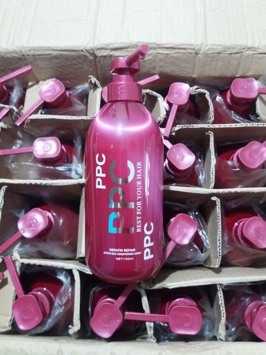 [HCM]Hấp dầuKem ủ tóc phục hồi hư tổn PPC Keratin 750ml  - hấp ppc