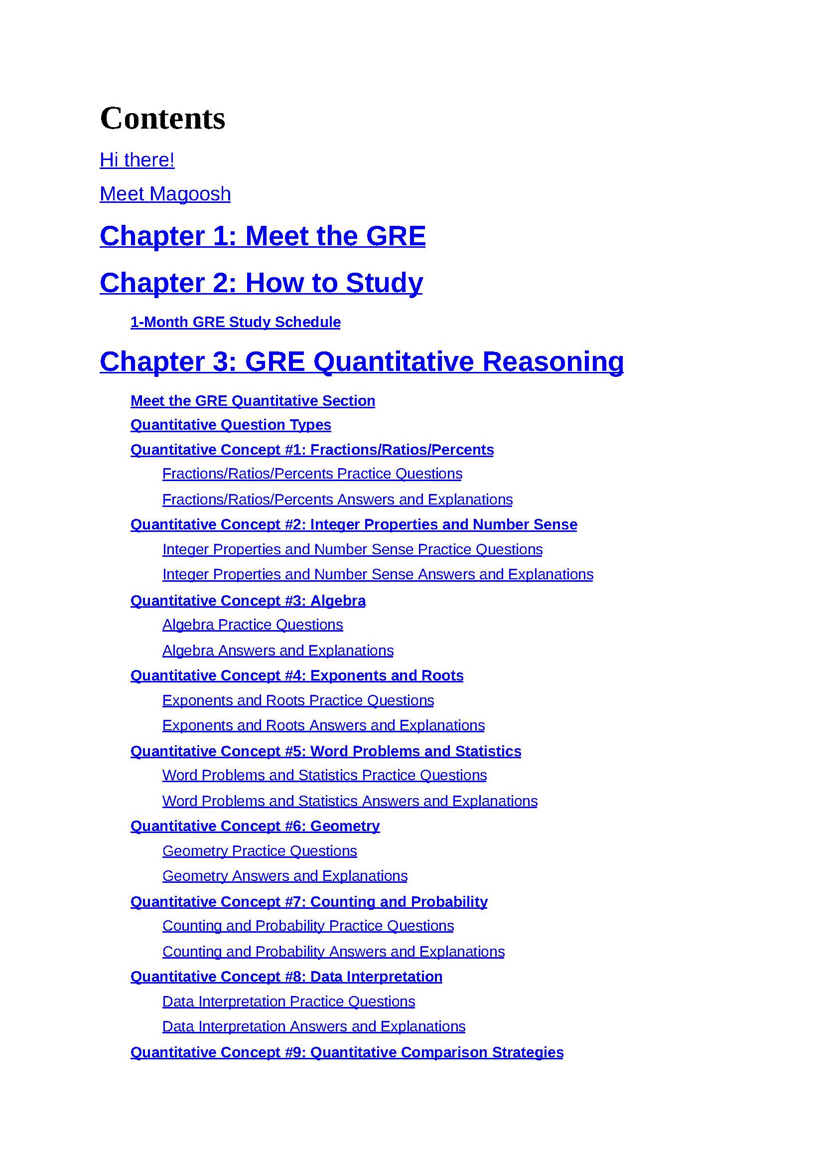 GRE Prep by Magoosh