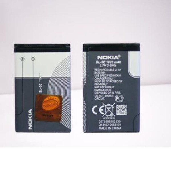 Bảng giá Pin nokia Bl 5C (2 ic chống phù) Cho Nokia 1280, 110i... pin bền
