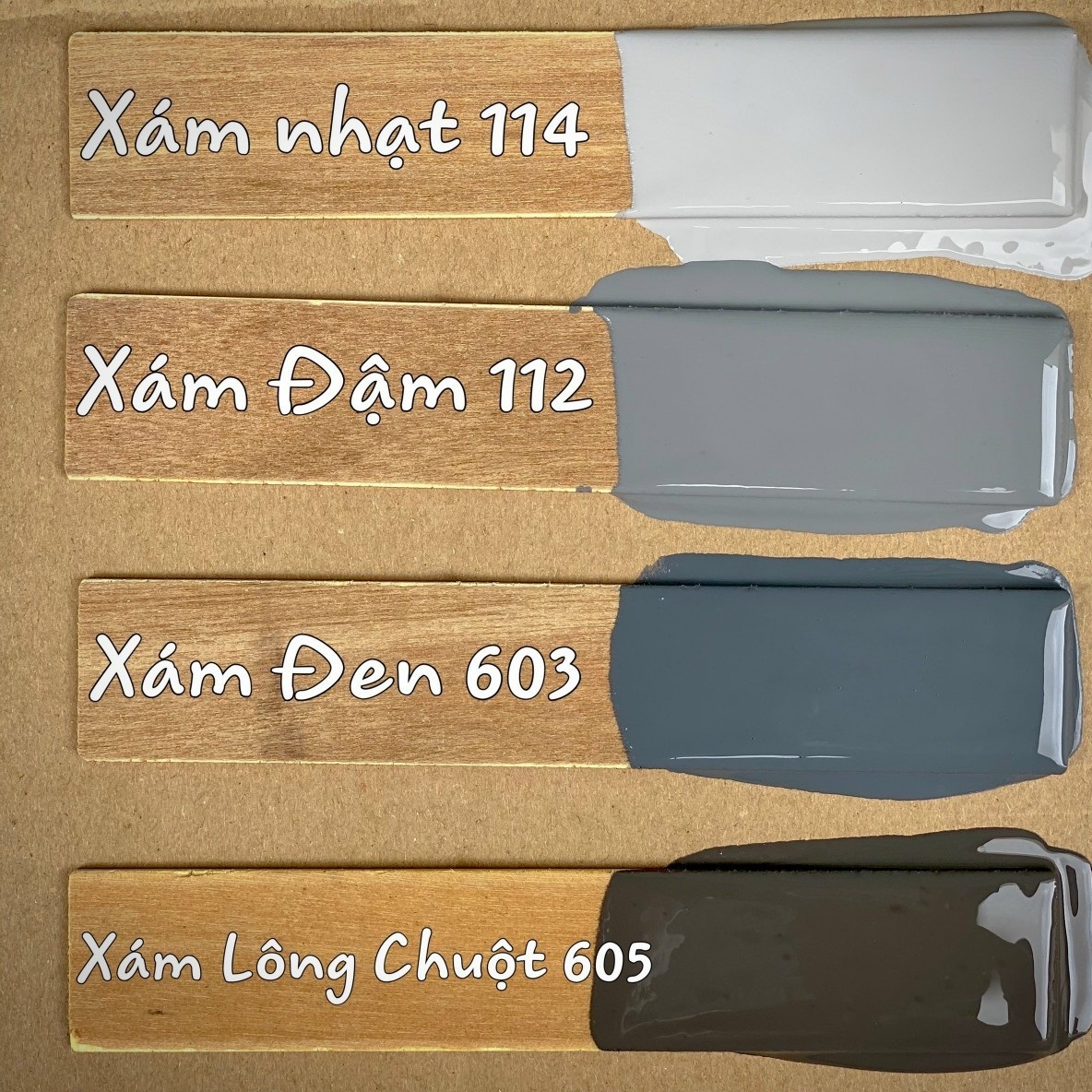 Sơn chậu kiểng hệ nước [mẫu thử 200g]