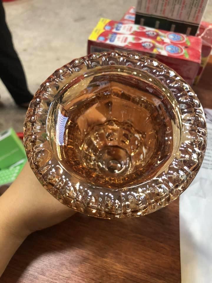 Bình thủy tinh cắm hoa,cắm phật thủ