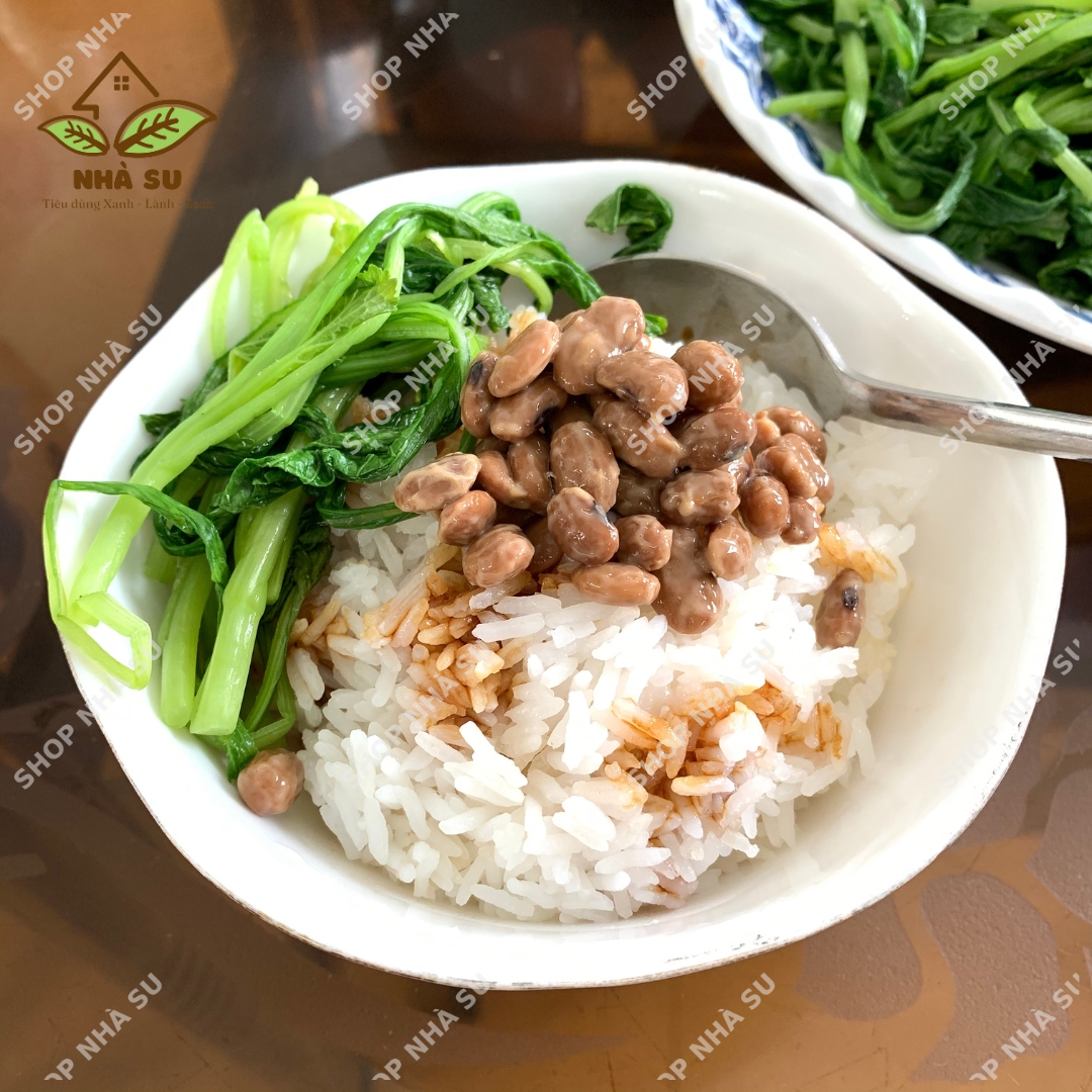 Men cái làm Natto tươi Anphaco (Đậu tương, đậu nành lên men kiểu Nhật Bản) - lọ 9 gram