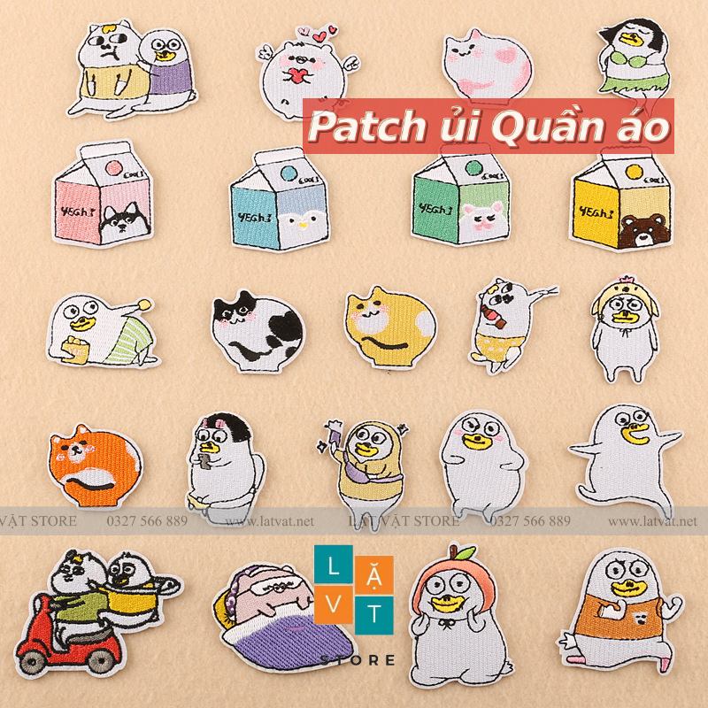 [HCM]Sticker Logo Patch Ủi Quần Áo Troll cực đẹp