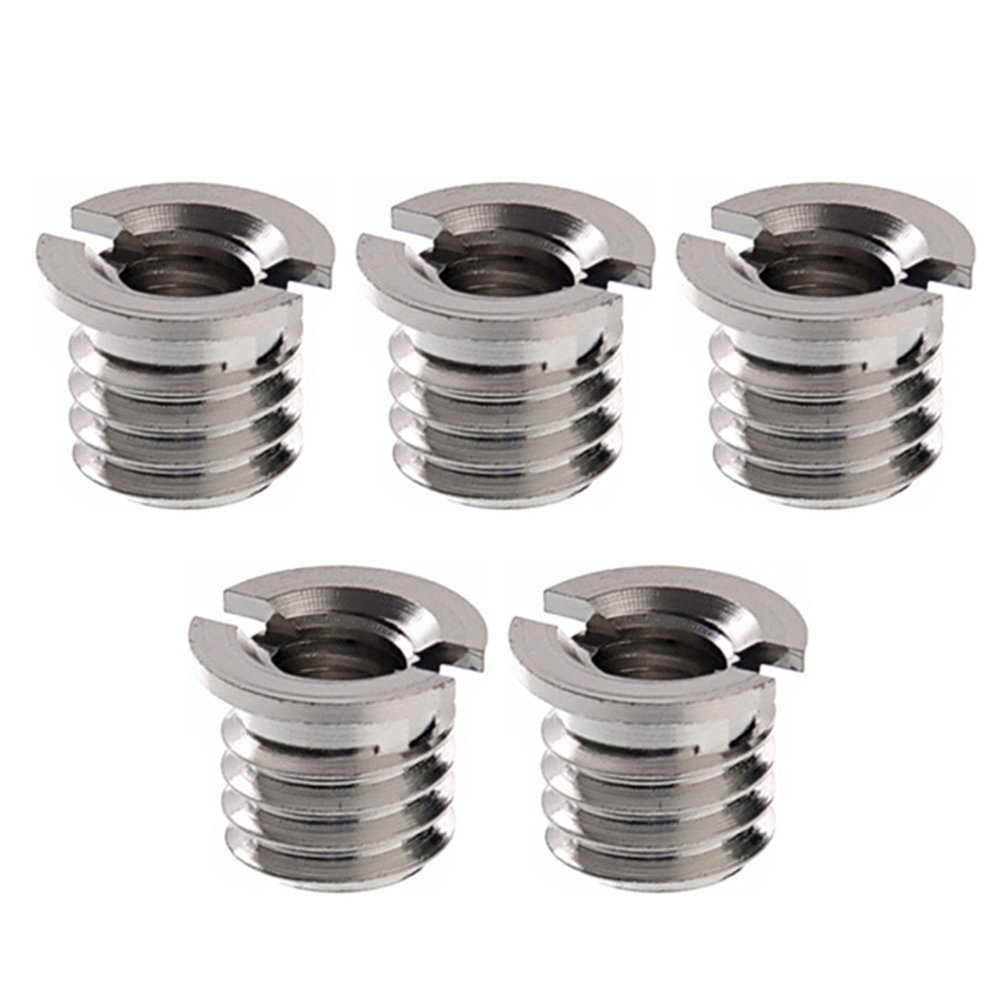 SHAOSHI Giá Ba Chân 3/8 Inch Đầu Chân Máy Một Chân, Chuyển Đổi 1/4 Sang 3/8 Bộ Chuyển Đổi Ống Lót Trục Vít Giảm Tốc Bộ Chuyển Đổi Tiêu Chuẩn Cho Máy Ảnh DSLR
