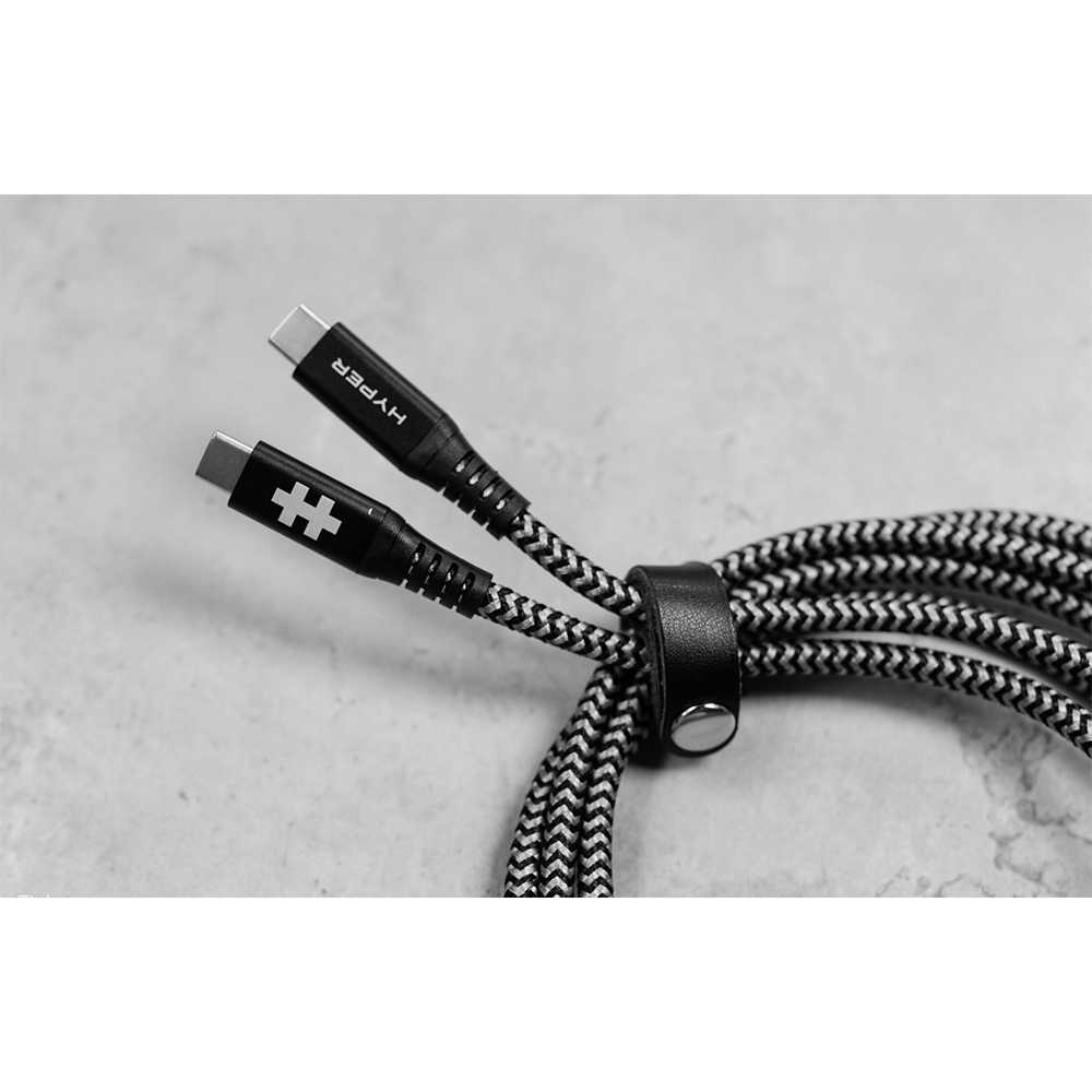 Cáp Hyper C To C 100W 2M Data Charging 10GBPS HD-CBG601 - Hàng Chính Hãng