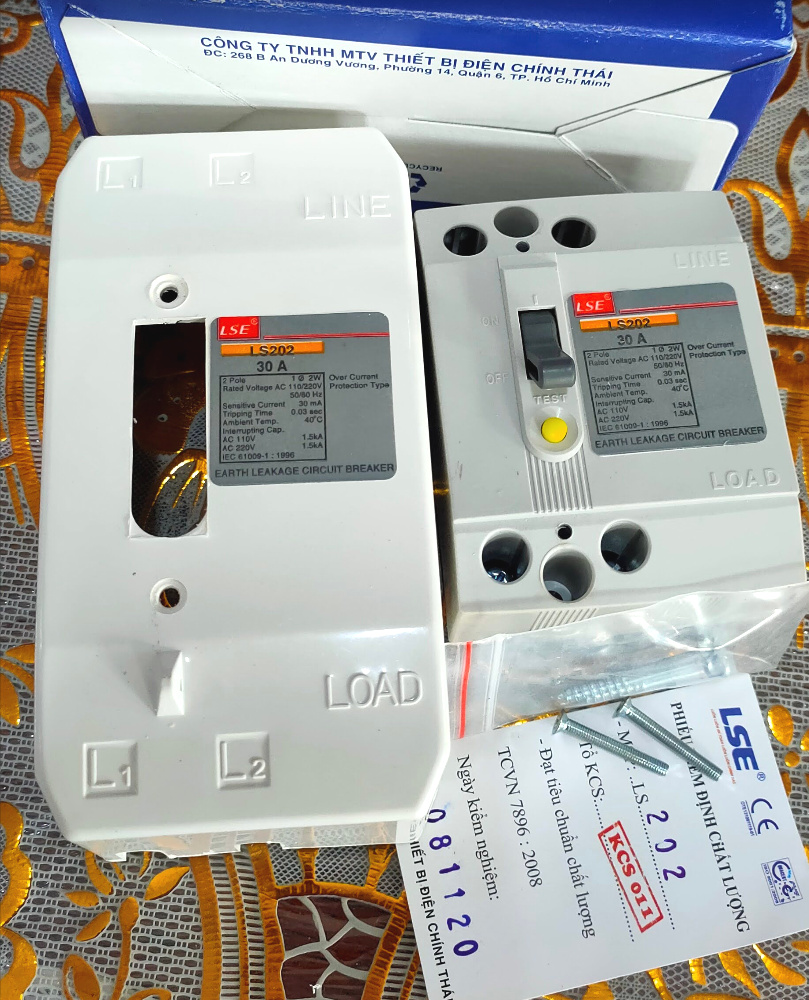 CẦU DAO CHỐNG GIẬT ELCB LS 202