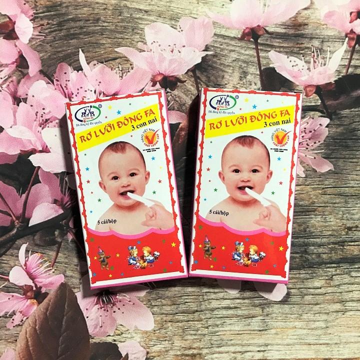 Set 5 Hộp Gạc rơ lưỡi Đông Fa cho bé sơ sinh
