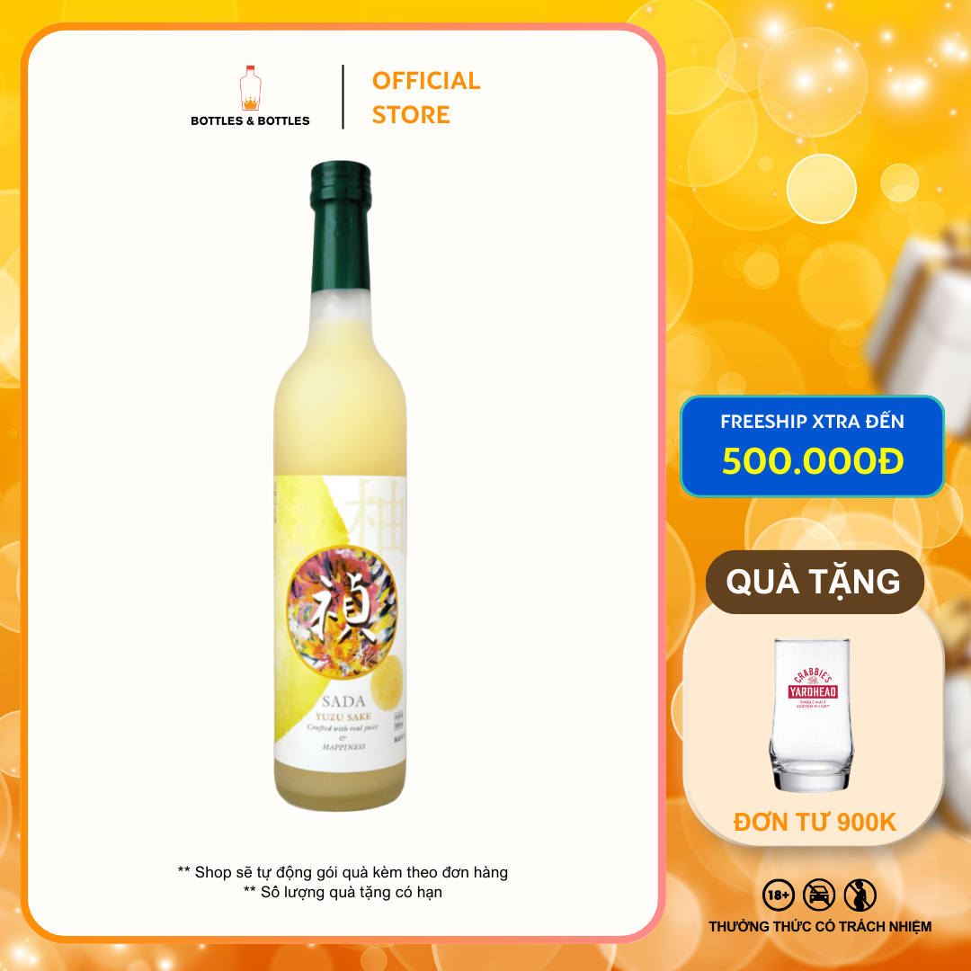 [CHÍNH HÃNG] Rượu Sake Sada Yuzu Nhật Bản - 500ML - 8%