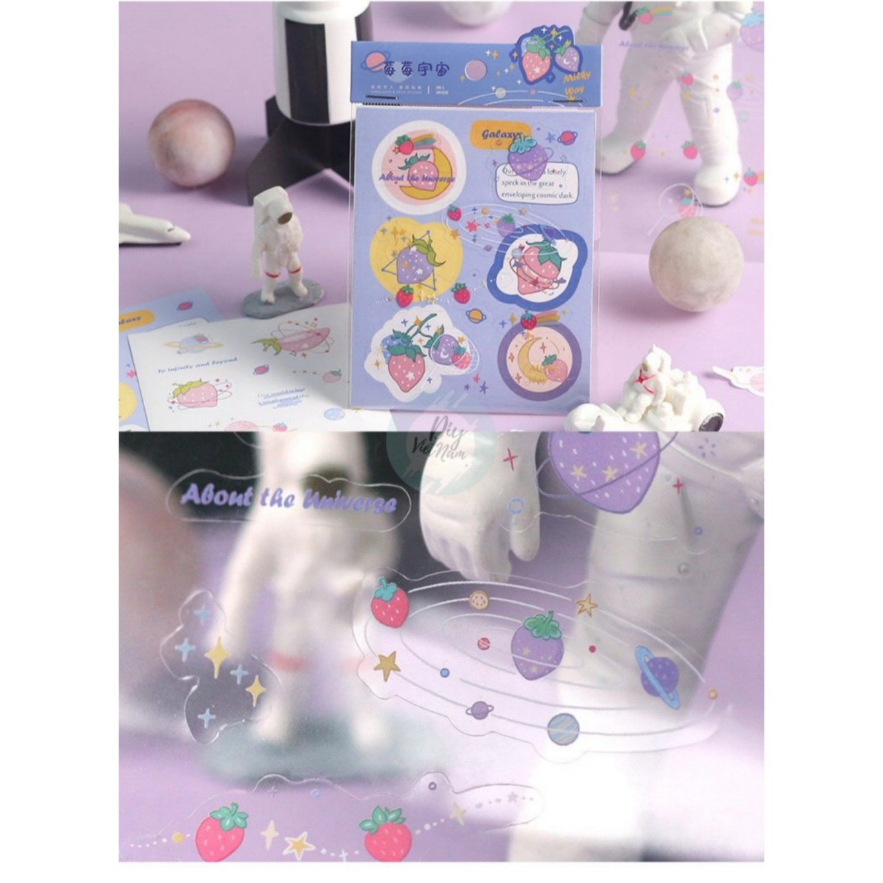 [HCM]SET HÌNH DÁN SWEET STAWBERRY