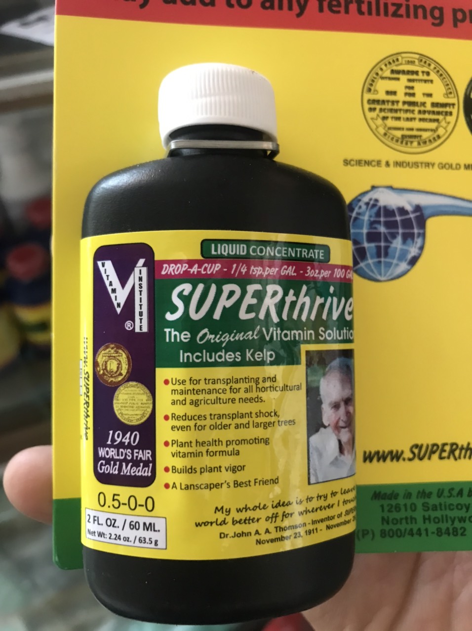 Phân bón kích thích sinh trưởng hoa Lan Superthrive 60ml