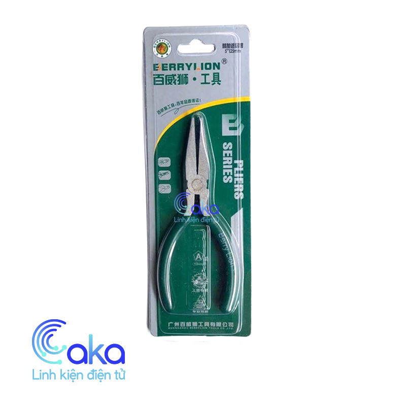 Kìm mỏ nhọn mini 5 inch 125mm Berrylion