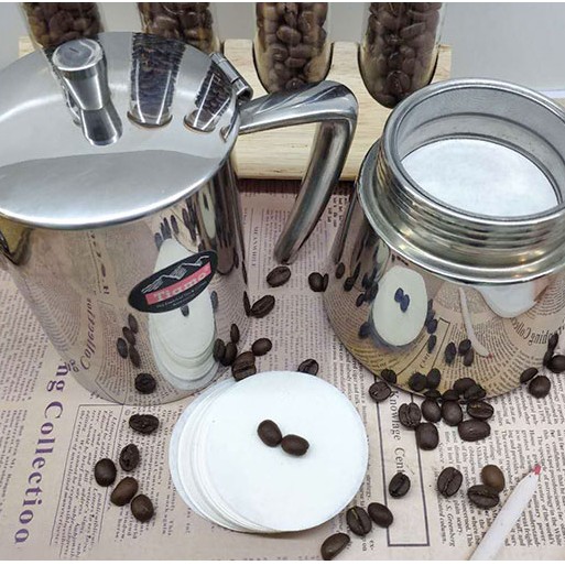 Màng giấy lọc cà phê coffee filter cho ấm Moka pot !!!