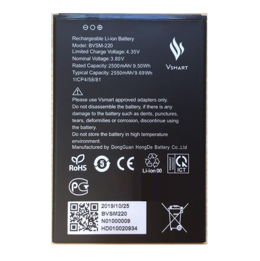 Pin điện thoại vsmart bee / bvsm-220