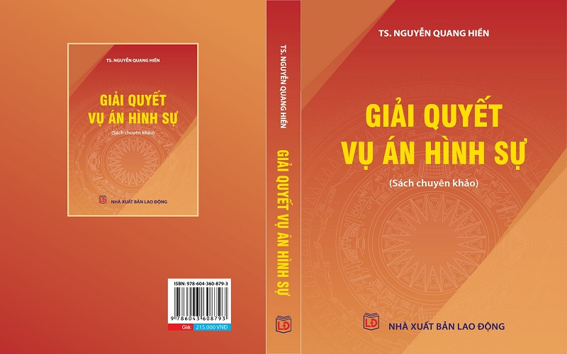 Giải Quyết Vụ Án Hình Sự (sách chuyên khảo)