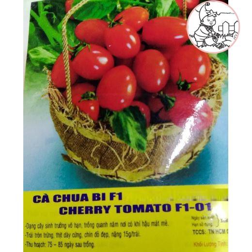 HẠT CÀ CHUA BI CHERRY ĐỎ F1 - GÓI 0,1 GRAM