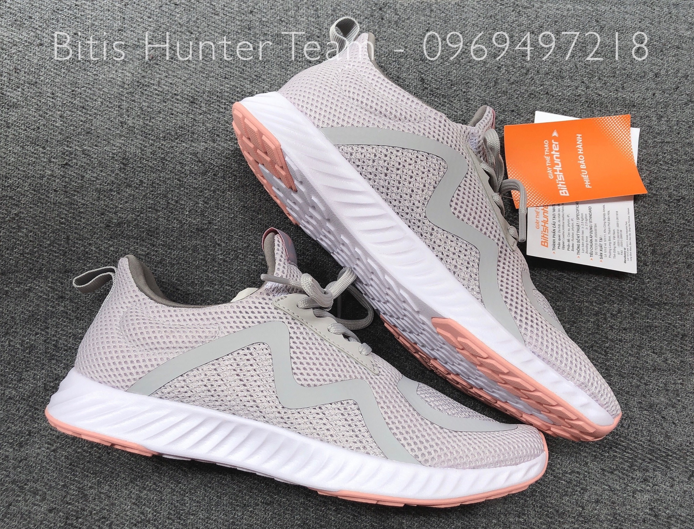Giày Thể Thao Cao Cấp Nữ Bitis Hunter Core Jogging - DSWH05300XAM