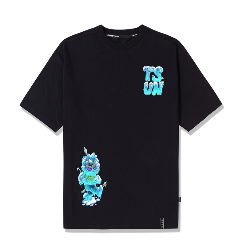 Áo thun TSUN Snowman - Đen - Unisex