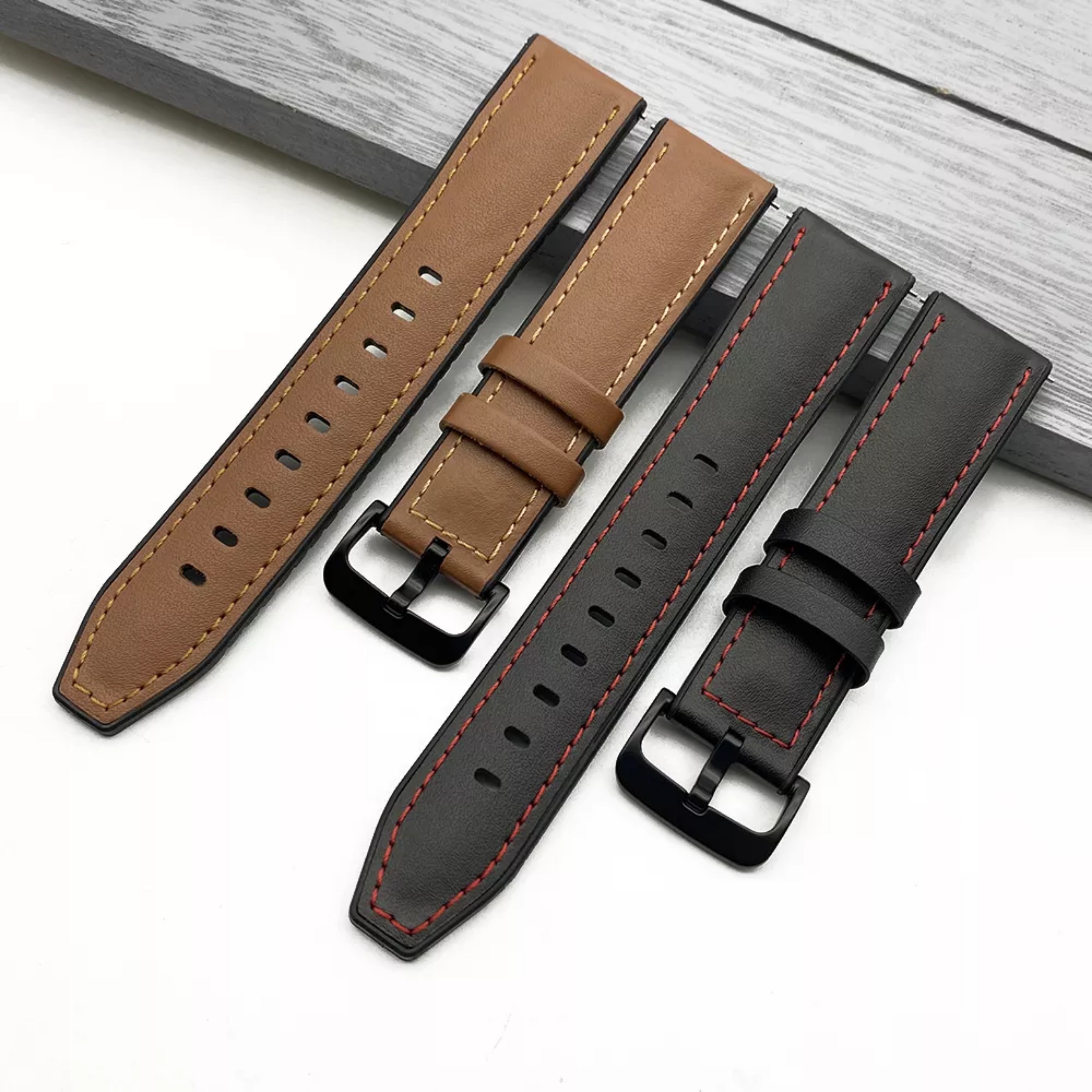 [HCM]Dây da hydrid Smartwatch 20mm/ 22mm