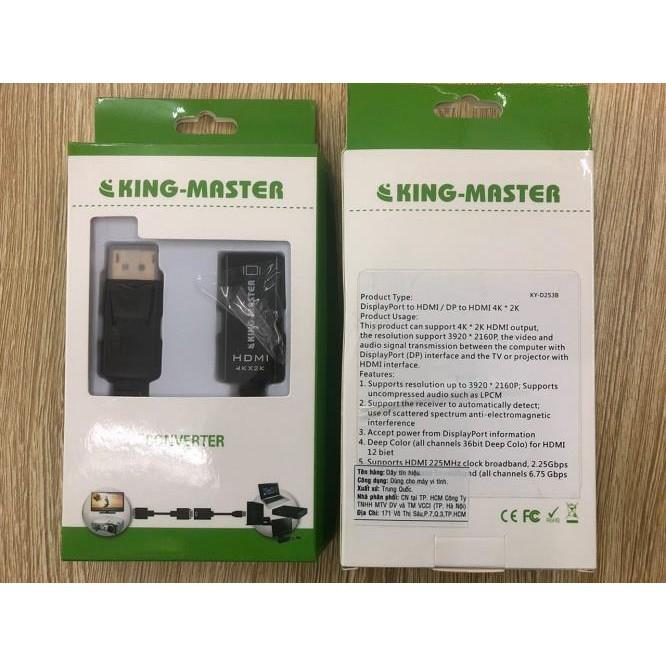 Cáp Displayport - VGA KING-MASTER  KY-M361W