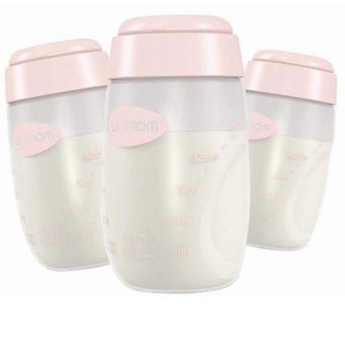 Bộ bình trữ sữa Unimom BPA Free, set 3 V042