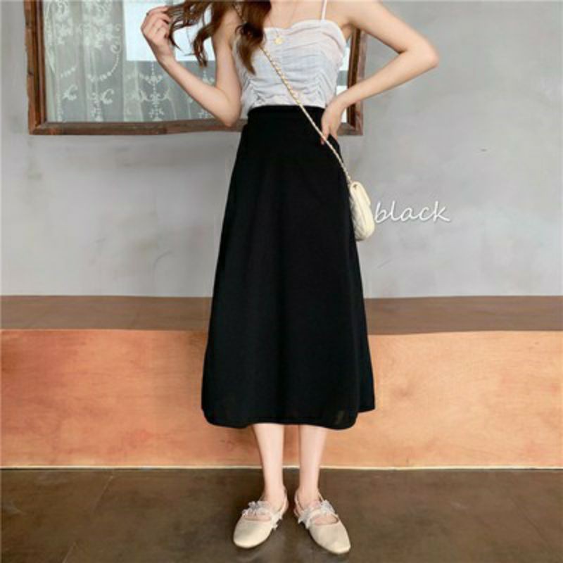 Chân Váy Midi Dáng Chữ A, Chân Váy Công Sở