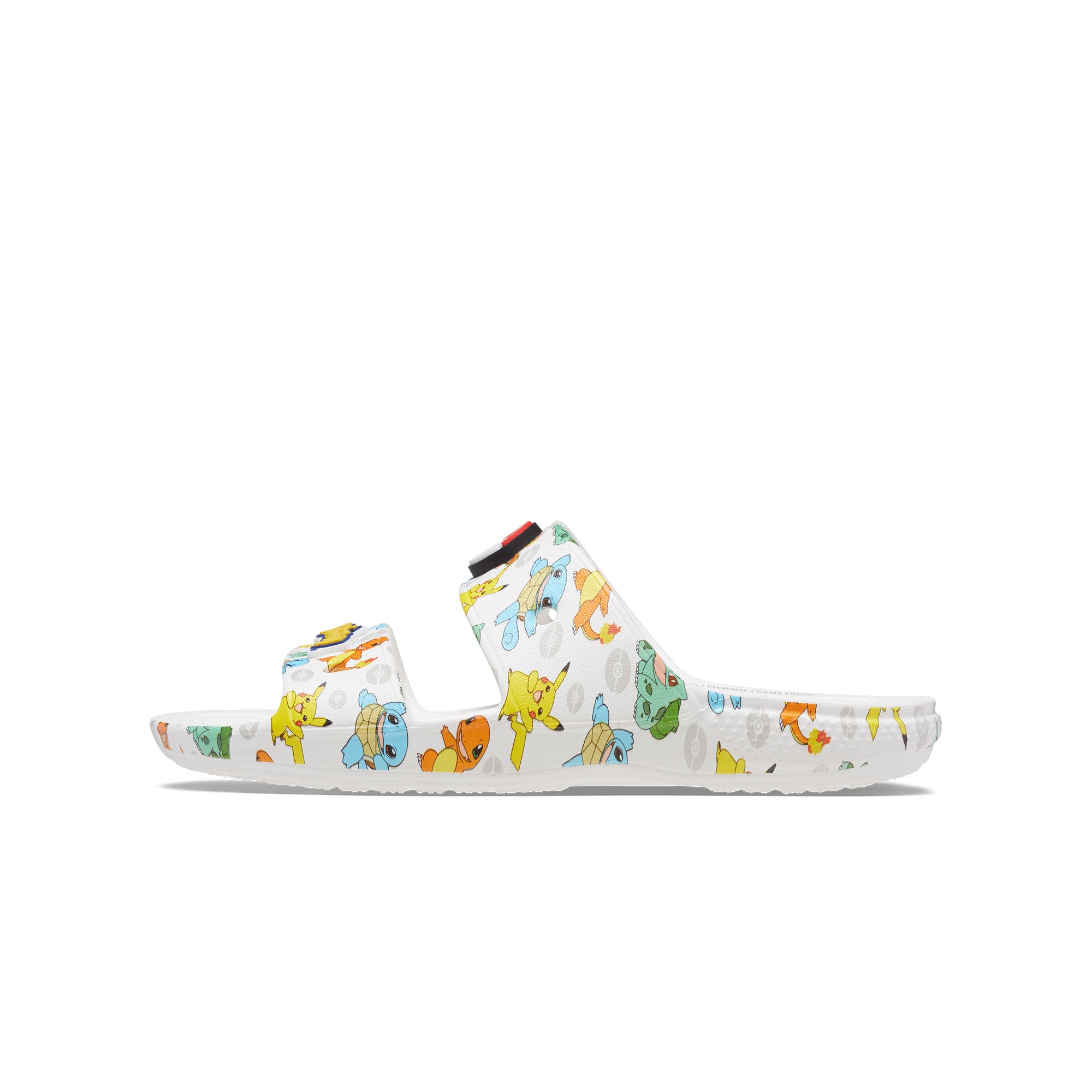 Dép Xăng Đan Unisex Crocs Pokemon Classic - White
