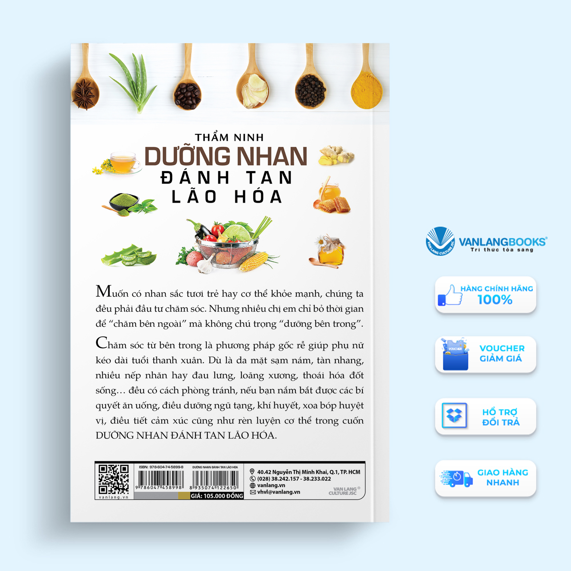 Sách - Dưỡng Nhan Đánh Tan Lão Hóa-Vanlangbooks