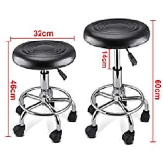 Ghế Xoay Spa Inox 25B