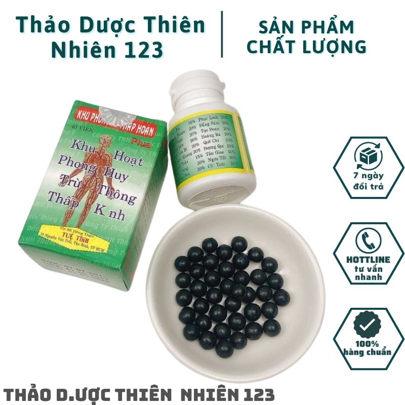 Khu phong t.ê thấp hoàn 40 viên – hỗ trợ các vấn đề về x.ương khớp