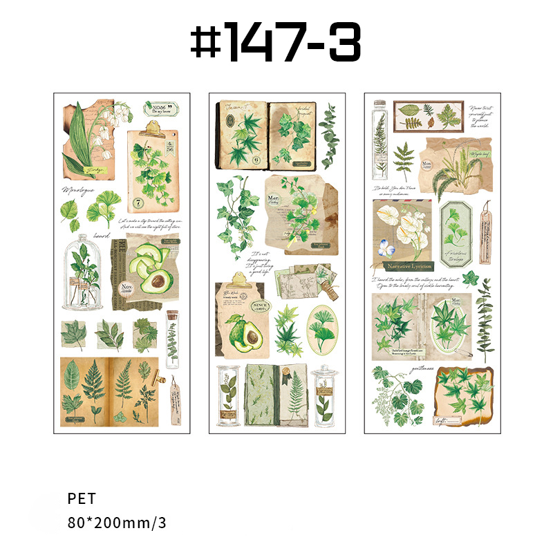 Sticker ảnh RETRO trang trí Scrapbook, sổ tay, vở - [ 147 ]