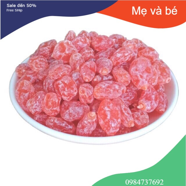 1kg ô mai xí muội hồng đào bao tử to ngon