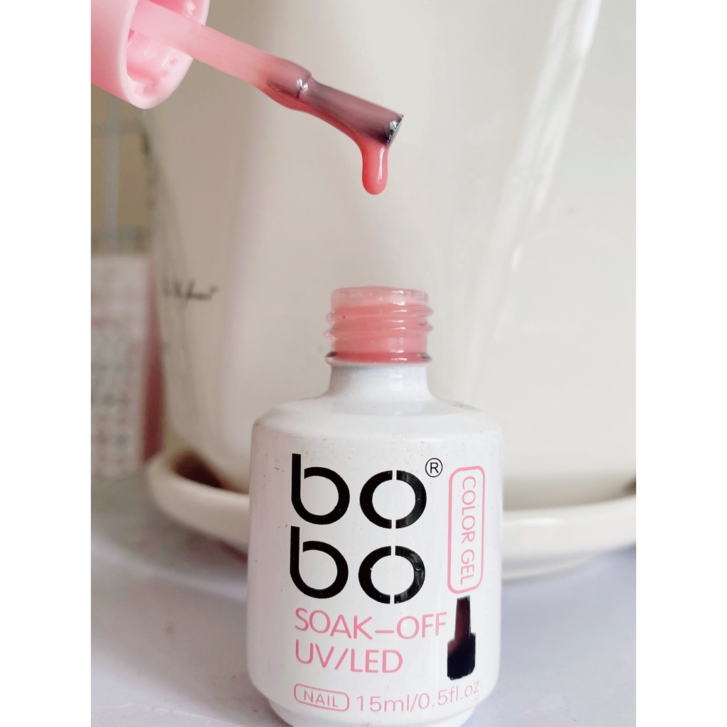 Sơn gel thạch bobo Hồng phai , chai 15ml