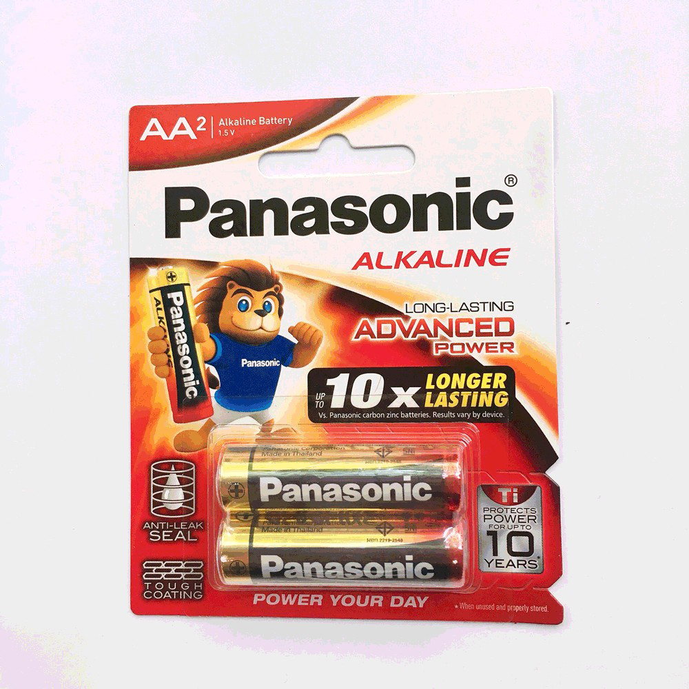 Combo 5 vỉ pin AA Panasonic Alkaline (1 vỉ 2 viên)