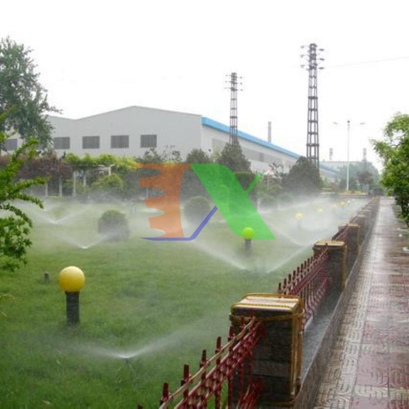 Irrigation spray rainfall reaching retractable dtx-21d, holder cap lawn sprinkler retractable adjust angle watering 25 °-360 ° lace 21 1/2 ", watering golf ball, water landscape, Park
