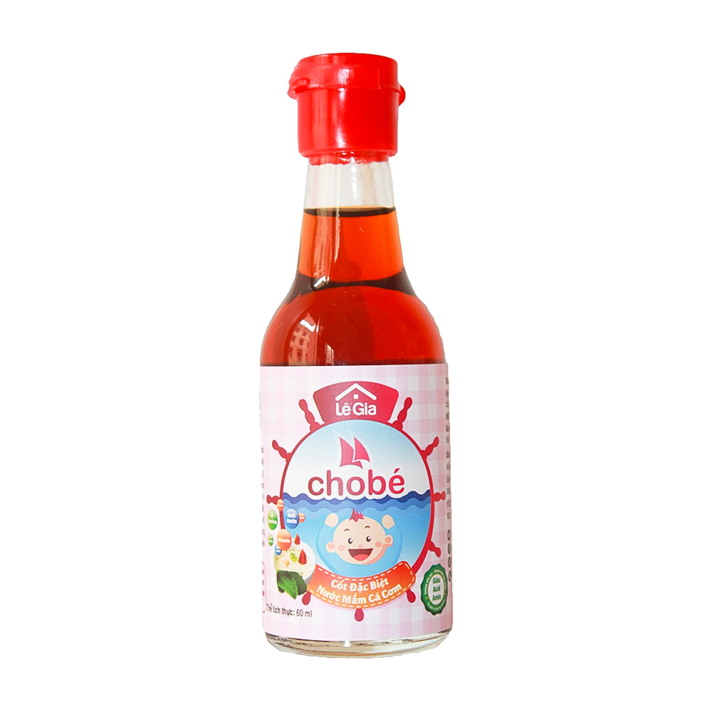 Nước mắm cho bé ăn dặm Lê Gia chai 60ml