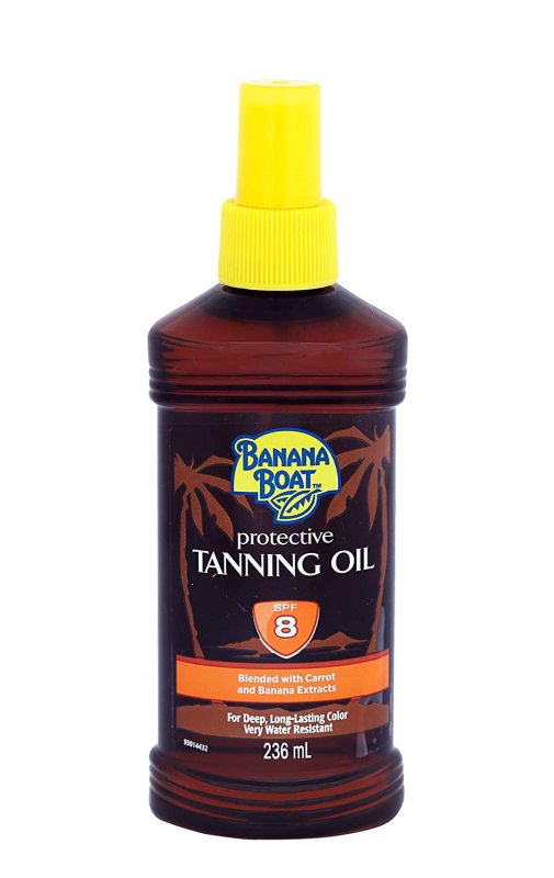 Dầu tắm nắng bảo vệ da Banana Boat Protective Tanning Oil SPF4-8-15 236ml (Mỹ) nhập khẩu
