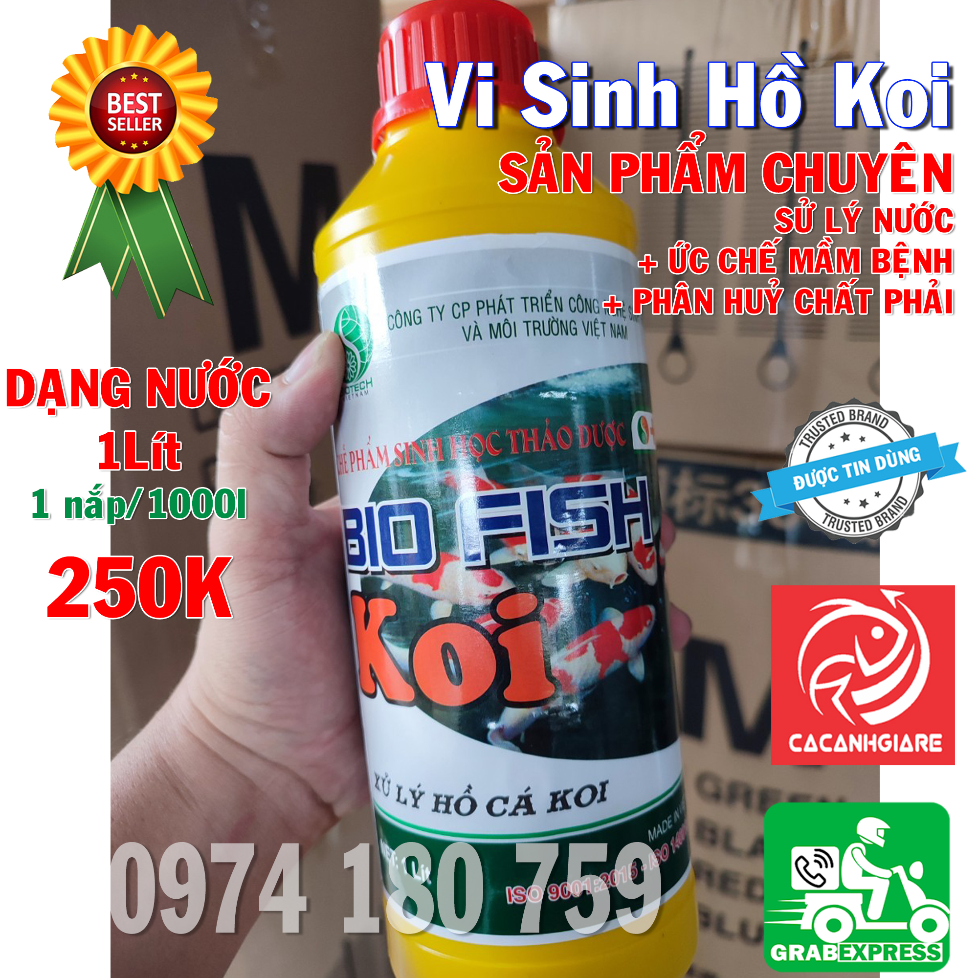 Vi Sinh BIO FISH Xử Lý Nước [Chai 1LIT]