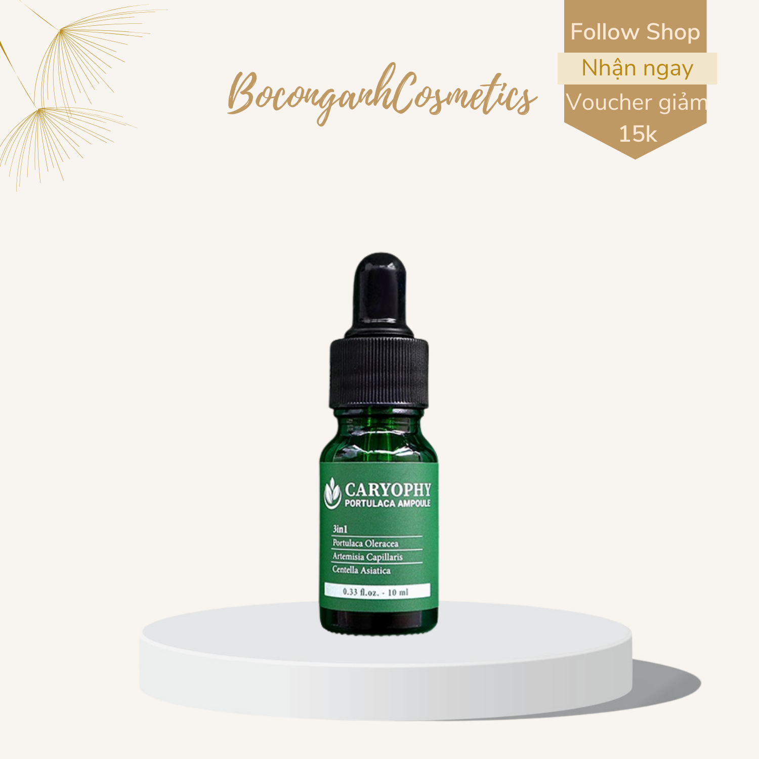 Serum Caryophy tinh chất rau má 10ml.