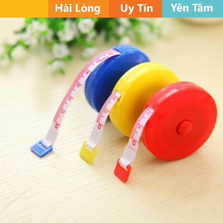 Thước cuộn mini nhỏ gọn đo eo, quần áo (150cm)