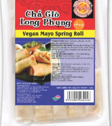 Chả giò long phụng chay âu lạc 250g