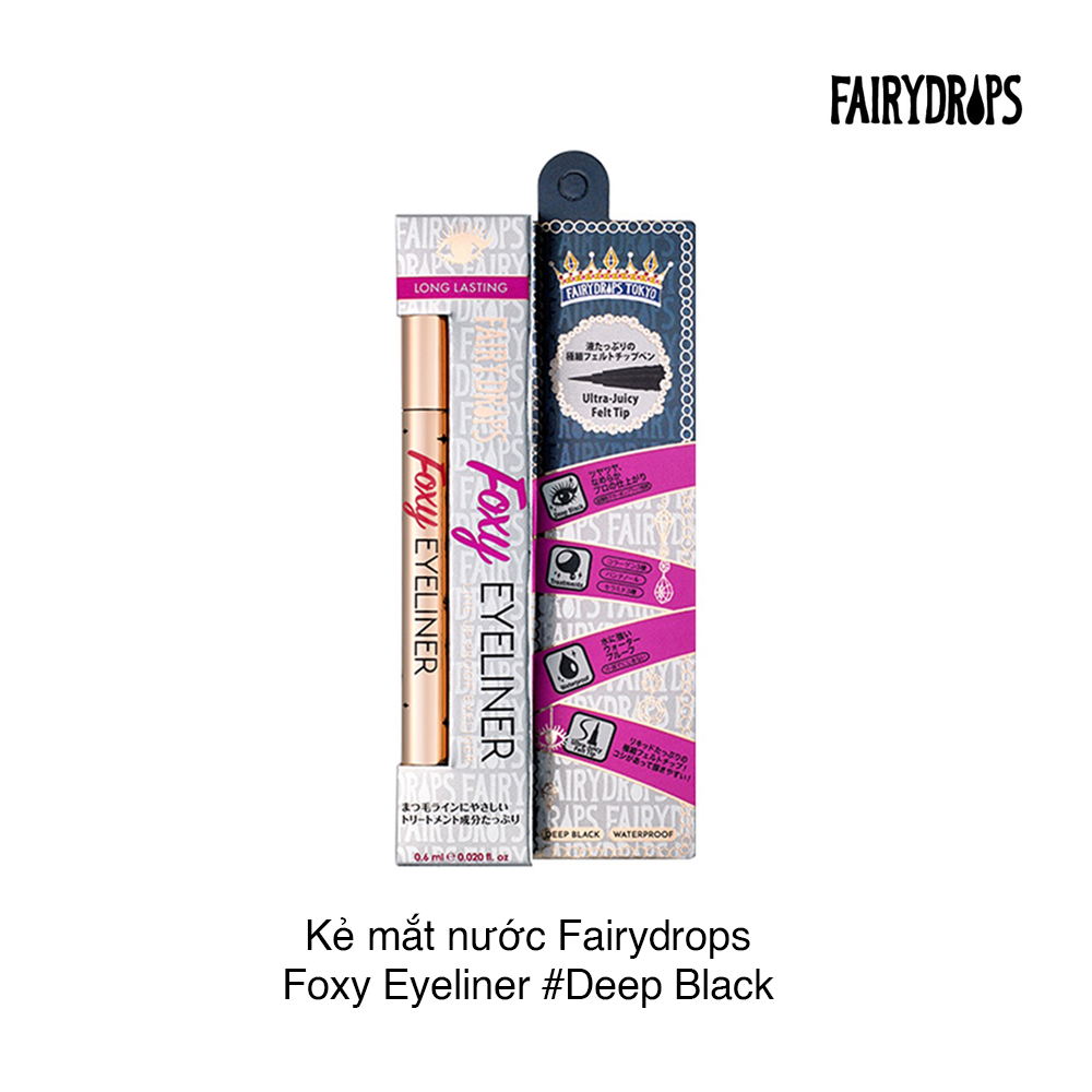 [Xả Hàng] Bút kẻ mắt dạng nước Fairy Drops Line Up Proof Foxy Eyeliner Deep (0.6ml) Lazada.vn