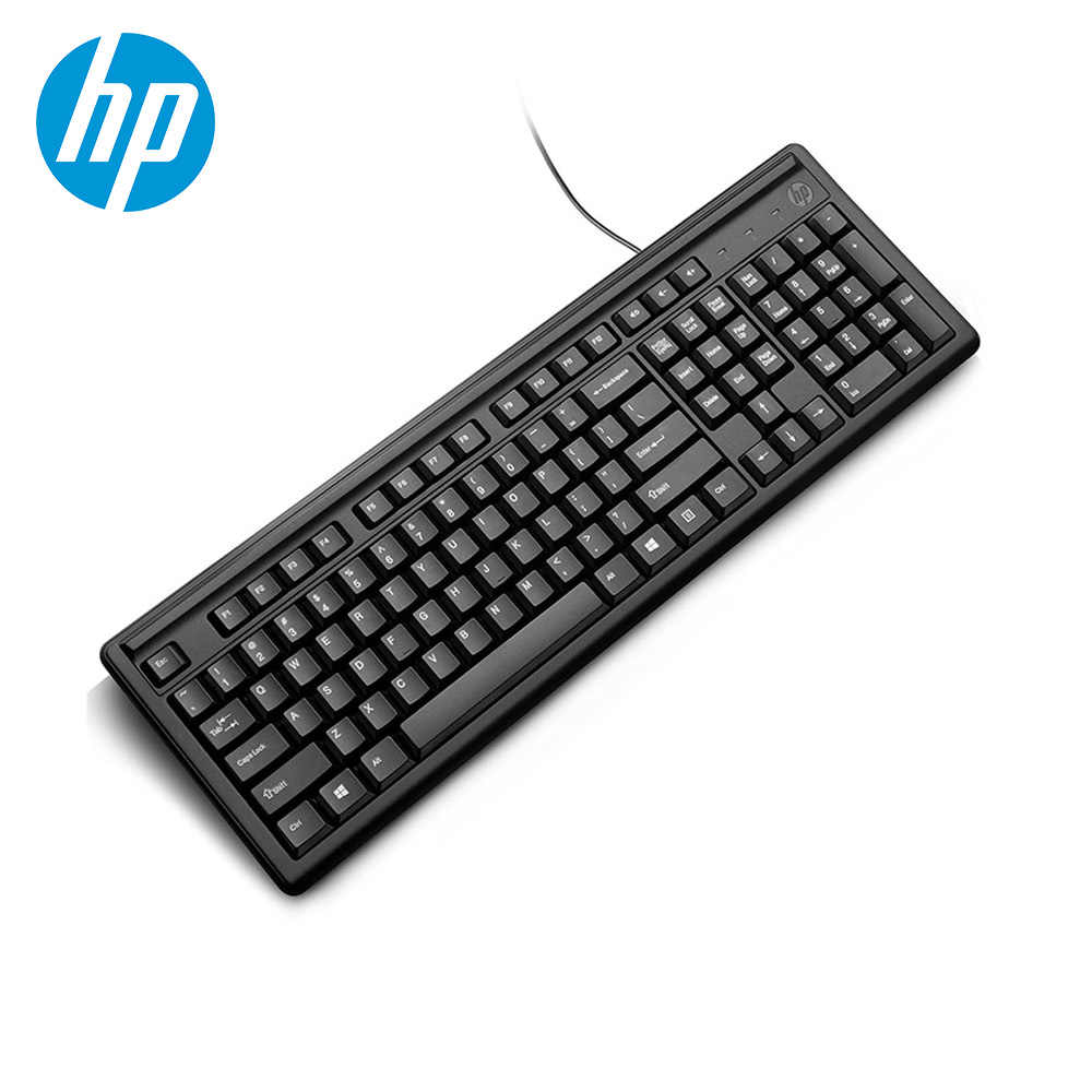 HP km100 ultra-quiet keyboard and mouse set-for office or school (black) best computer
